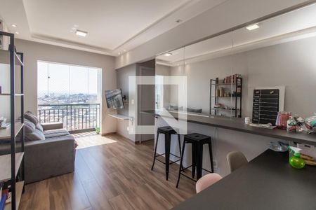 Sala de apartamento para alugar com 2 quartos, 54m² em Vila Paranagua, São Paulo