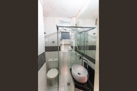 Banheiro da Suíte 1 de apartamento à venda com 3 quartos, 140m² em Colégio Batista, Belo Horizonte