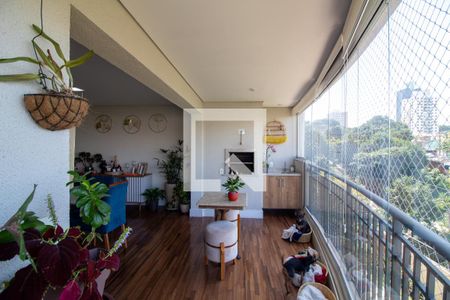 Varanda Gourmet de apartamento à venda com 3 quartos, 109m² em Jardim Aeroporto, São Paulo
