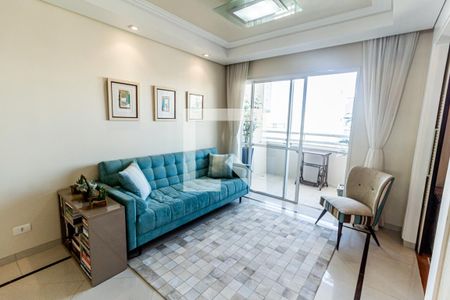 Sala de apartamento à venda com 2 quartos, 92m² em Vila Santa Teresa, Santo André