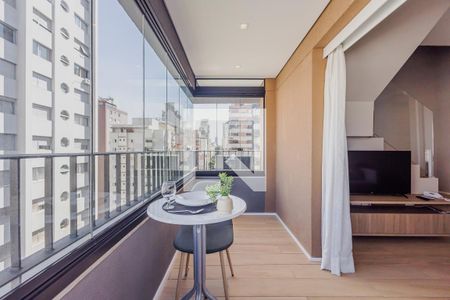 Apartamento à venda com 51m², 1 quarto e sem vagaVaranda