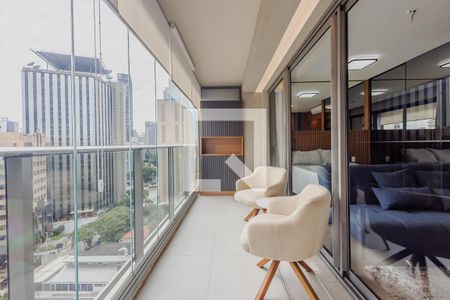 Varanda de apartamento para alugar com 1 quarto, 44m² em Pinheiros, São Paulo