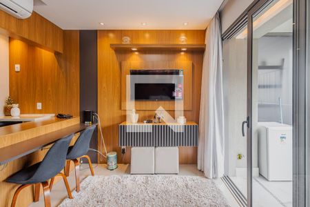 Sala de apartamento para alugar com 1 quarto, 44m² em Pinheiros, São Paulo