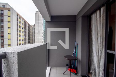 Varanda de kitnet/studio para alugar com 1 quarto, 24m² em Consolação, São Paulo