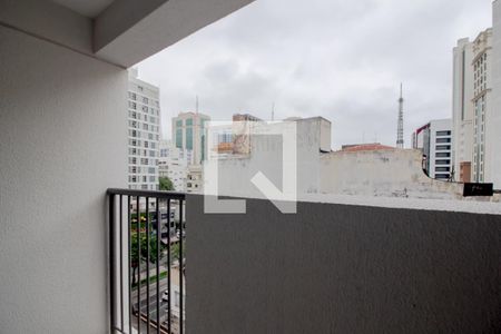 2 Varanda de kitnet/studio para alugar com 1 quarto, 24m² em Consolação, São Paulo
