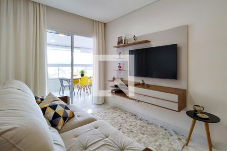 Sala de apartamento para alugar com 2 quartos, 87m² em Vila Caiçara, Praia Grande