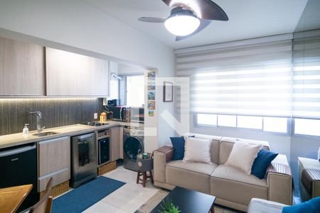 Cozinha  de apartamento para alugar com 1 quarto, 40m² em Consolação, São Paulo