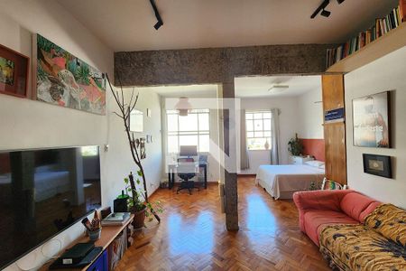 Sala de apartamento para alugar com 1 quarto, 42m² em Flamengo, Rio de Janeiro