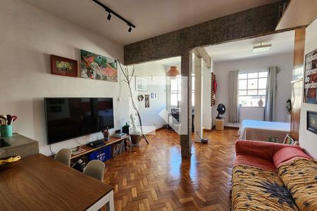 Sala de apartamento para alugar com 1 quarto, 42m² em Flamengo, Rio de Janeiro