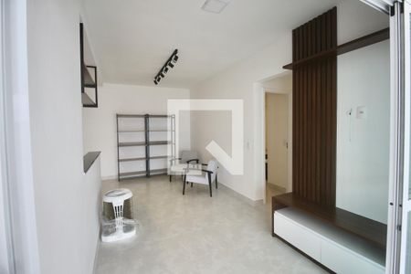 Sala de apartamento para alugar com 3 quartos, 90m² em Vila Alzira, Guarujá