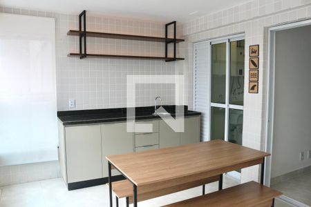 Varanda de apartamento para alugar com 3 quartos, 90m² em Vila Alzira, Guarujá