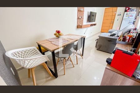 Vista Sala - Sala de Jantar  de apartamento à venda com 2 quartos, 100m² em Parque Oratorio, Santo André