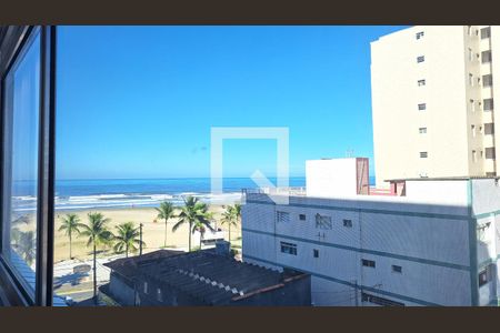 Sala/vista de kitnet/studio para alugar com 1 quarto, 45m² em Guilhermina, Praia Grande