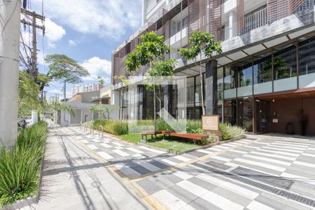 Studio para alugar com 22m², 1 quarto e sem vaga Studio para alugar com 22m², 1 quarto e sem vagaFachada