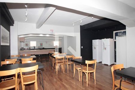 Área Comum - Cozinha Coletiva de kitnet/studio para alugar com 1 quarto, 27m² em Centro Histórico, Porto Alegre