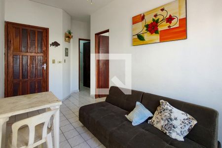 Sala de apartamento para alugar com 1 quarto, 40m² em Aviação, Praia Grande