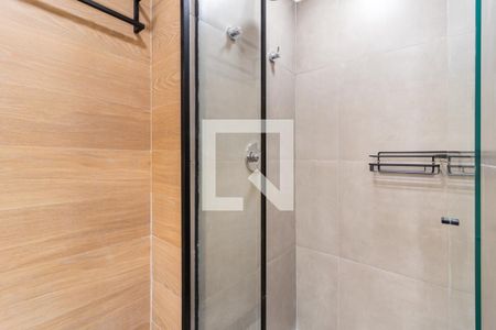 Banheiro de kitnet/studio à venda com 1 quarto, 21m² em Indianópolis, São Paulo