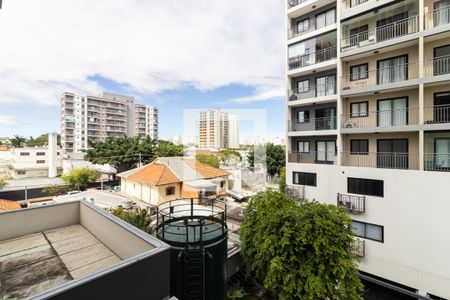 Vista de kitnet/studio para alugar com 1 quarto, 21m² em Indianópolis, São Paulo