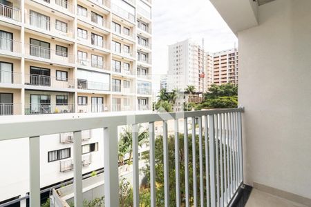 Varanda de kitnet/studio à venda com 1 quarto, 21m² em Indianópolis, São Paulo