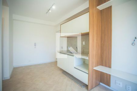 Sala / Cozinha de apartamento para alugar com 1 quarto, 34m² em Vila Clementino, São Paulo
