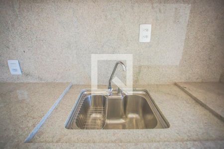 Sala / Cozinha de apartamento à venda com 1 quarto, 34m² em Vila Clementino, São Paulo