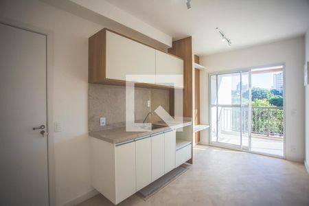 Sala / Cozinha de apartamento à venda com 1 quarto, 34m² em Vila Clementino, São Paulo