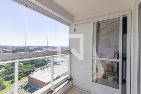 Varanda da Sala de apartamento para alugar com 3 quartos, 73m² em Cidade Industrial, Curitiba