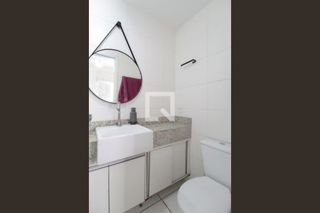 Banheiro da Suite de apartamento à venda com 3 quartos, 102m² em Planalto, Belo Horizonte