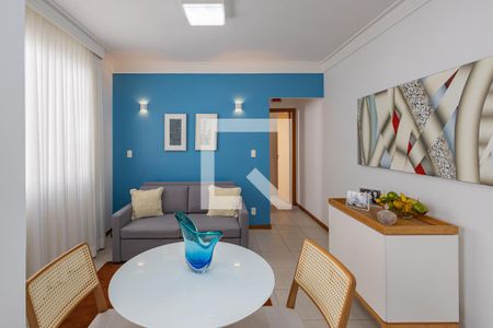 Sala de apartamento à venda com 1 quarto, 40m² em Nova Granada, Belo Horizonte