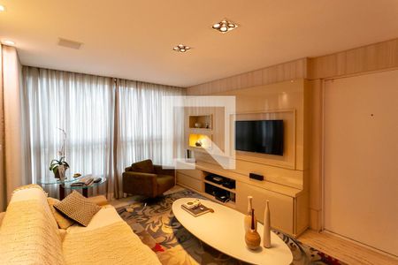 Sala de apartamento para alugar com 4 quartos, 120m² em Buritis, Belo Horizonte