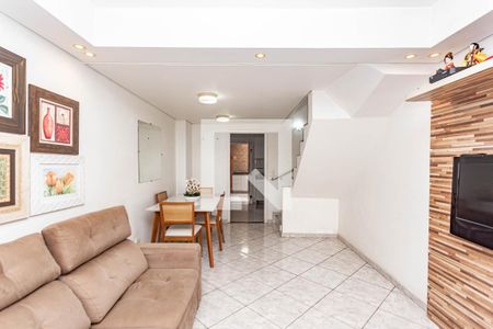 Sala de casa de condomínio à venda com 3 quartos, 120m² em Vila Caraguata, São Paulo