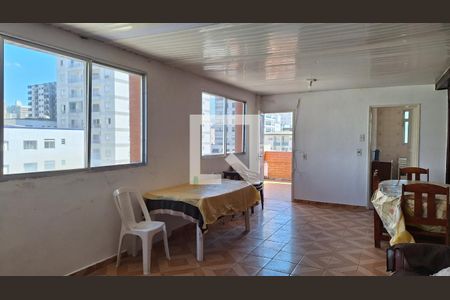 Sala de apartamento para alugar com 3 quartos, 122m² em Guilhermina, Praia Grande