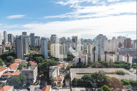 Vista da sala de apartamento para alugar com 1 quarto, 34m² em Vila Mariana, São Paulo