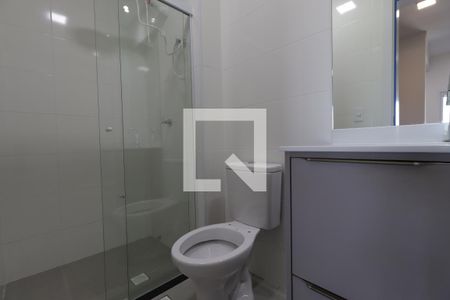 Banheiro da Suíte de apartamento para alugar com 1 quarto, 40m² em Ribeirânia, Ribeirão Preto