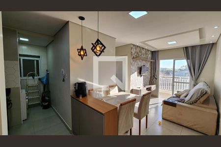 Sala de apartamento para alugar com 2 quartos, 50m² em Tulipas, Jundiaí