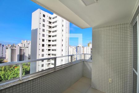 Varanda da Sala de apartamento para alugar com 3 quartos, 87m² em Candeal, Salvador