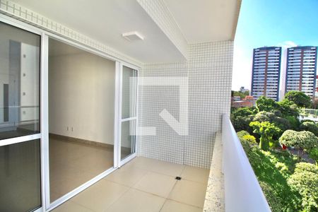 Varanda da Sala de apartamento para alugar com 3 quartos, 87m² em Candeal, Salvador