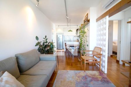 Sala de apartamento à venda com 2 quartos, 60m² em Vila Madalena, São Paulo