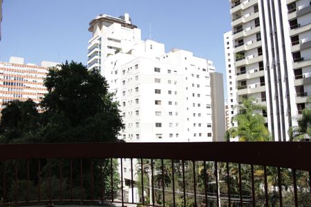 Vista da Varanda da Sala de apartamento para alugar com 3 quartos, 167m² em Jardim Paulista, São Paulo
