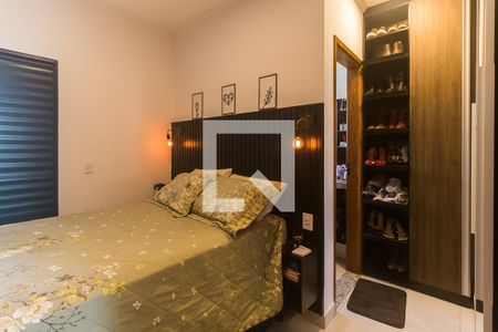 Quarto 1 - Suíte 1 de casa de condomínio para alugar com 2 quartos, 78m² em Jardim Santa Helena, Poá