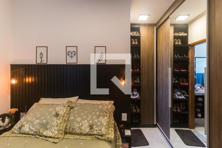 Quarto 1 - Suíte 1 de casa de condomínio para alugar com 2 quartos, 78m² em Jardim Santa Helena, Poá