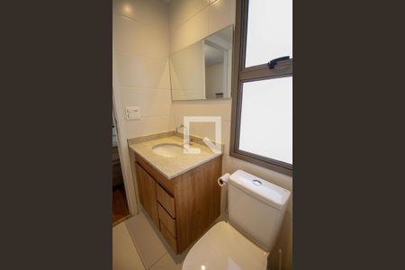 Banheiro da Suíte de kitnet/studio para alugar com 1 quarto, 26m² em Sumarezinho, São Paulo