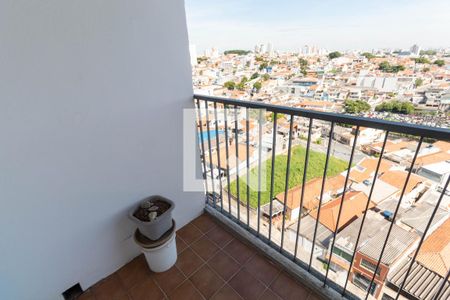 Varanda da Sala de apartamento para alugar com 3 quartos, 76m² em Vila Laís, São Paulo