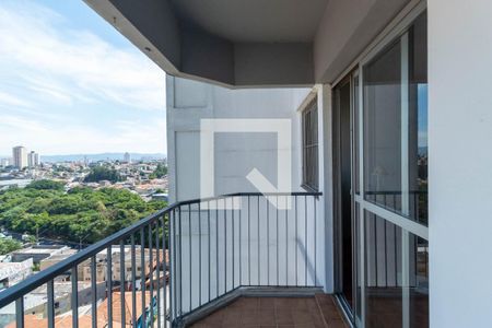 Varanda da Sala de apartamento para alugar com 3 quartos, 76m² em Vila Laís, São Paulo