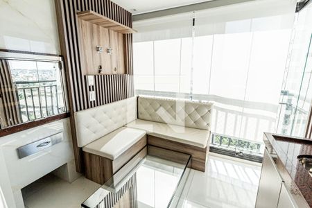 Varanda gourmet de apartamento para alugar com 1 quarto, 64m² em Jardim, Santo André