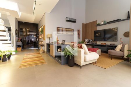 Sala de casa de condomínio para alugar com 4 quartos, 260m² em Loteamento Terras de Florença, Ribeirão Preto