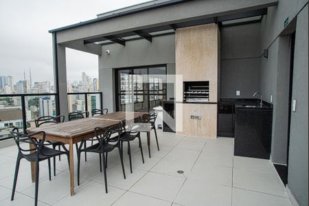 Apartamento para alugar com 45m², 2 quartos e 1 vaga Apartamento para alugar com 45m², 2 quartos e 1 vagaÁrea comum - Churrasqueira Terraço