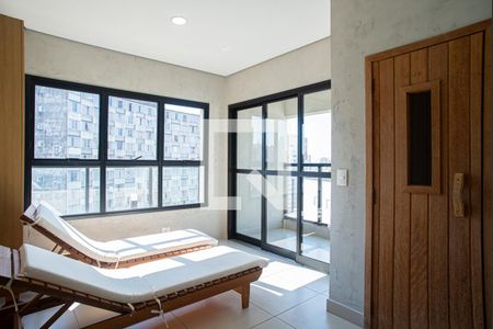 Apartamento para alugar com 45m², 2 quartos e 1 vaga Apartamento para alugar com 45m², 2 quartos e 1 vagaÁrea comum - Sauna