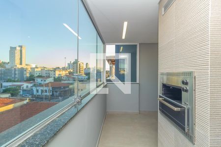Varanda de apartamento à venda com 4 quartos, 180m² em Calafate, Belo Horizonte