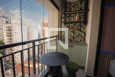 Varanda de apartamento à venda com 1 quarto, 46m² em Pompeia, São Paulo